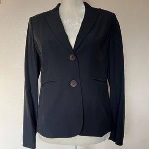 Dark Blue-Black, Lightweight, 2-Button Blazer | Jones New York